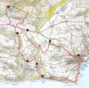 Walk Beer To Blackbury Camp Walk X